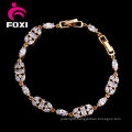 Wholesale Women Fashion CZ Gemstone New Gold Bracelet Designs